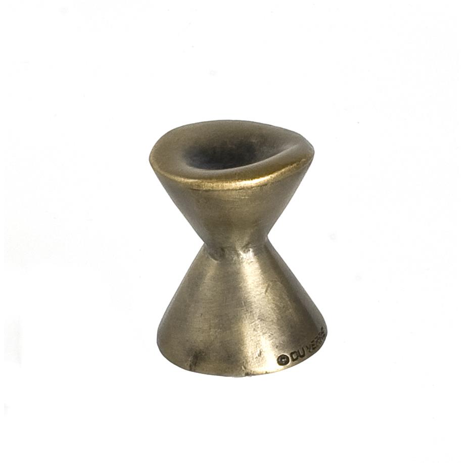 DuVerre DVFC31-AB Forged 2 Large Round Knob 1 1/4 Inch - Antique Brass